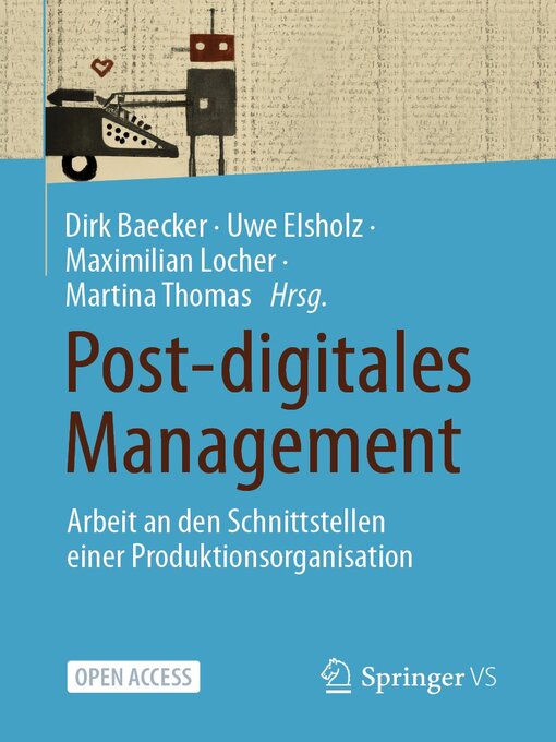 Title details for Post-digitales Management by Dirk Baecker - Available